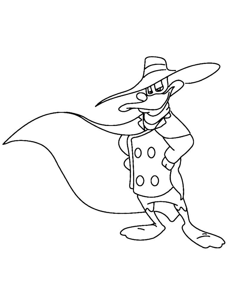 Darkwing Duck Coloring Pages Best Coloring Pages For Kids