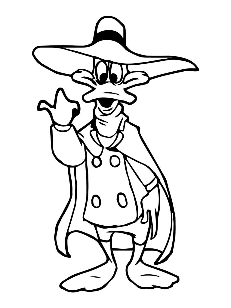 Darkwing Duck Coloring Pages Printable