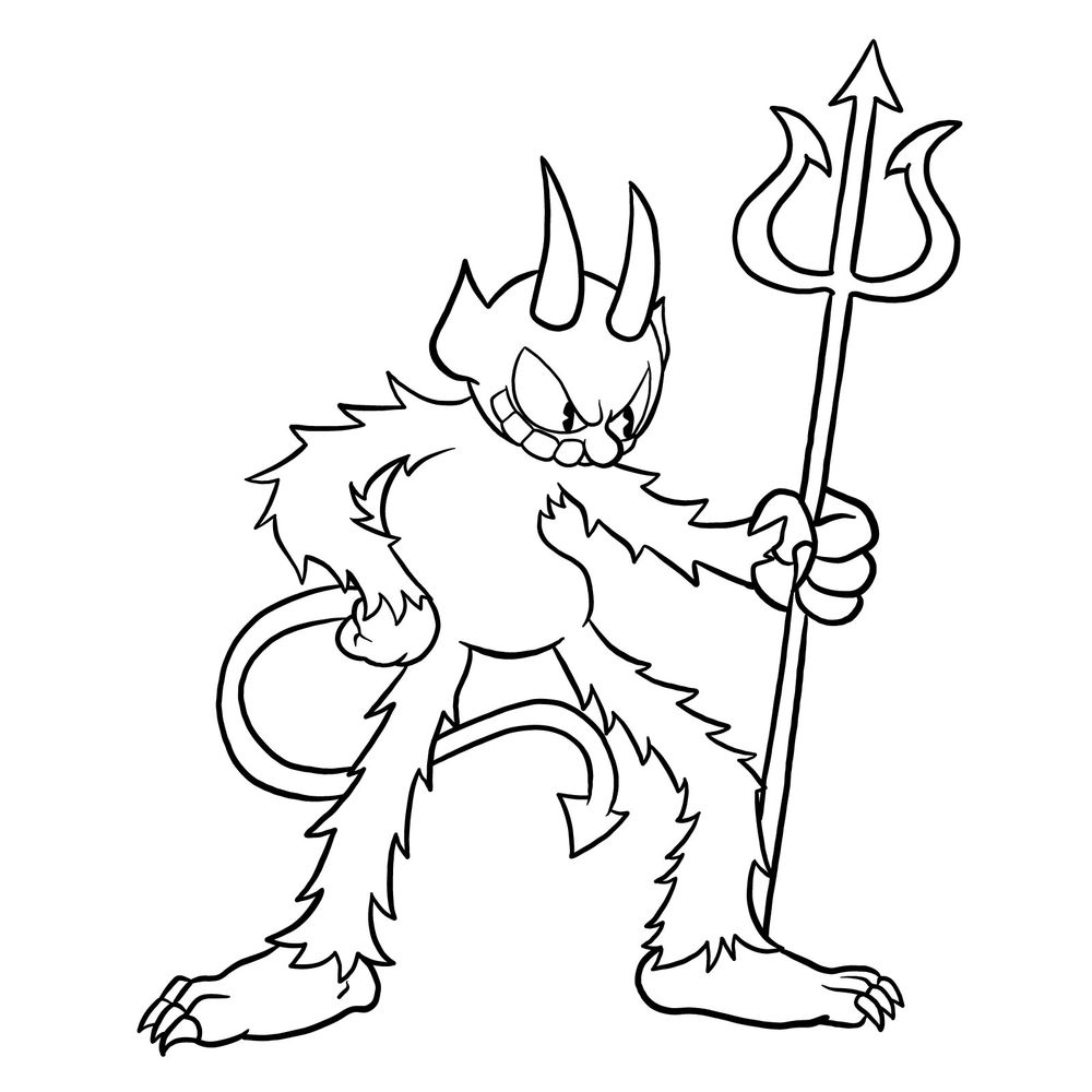 Devil Drawings Sketchok Easy Drawing Guides