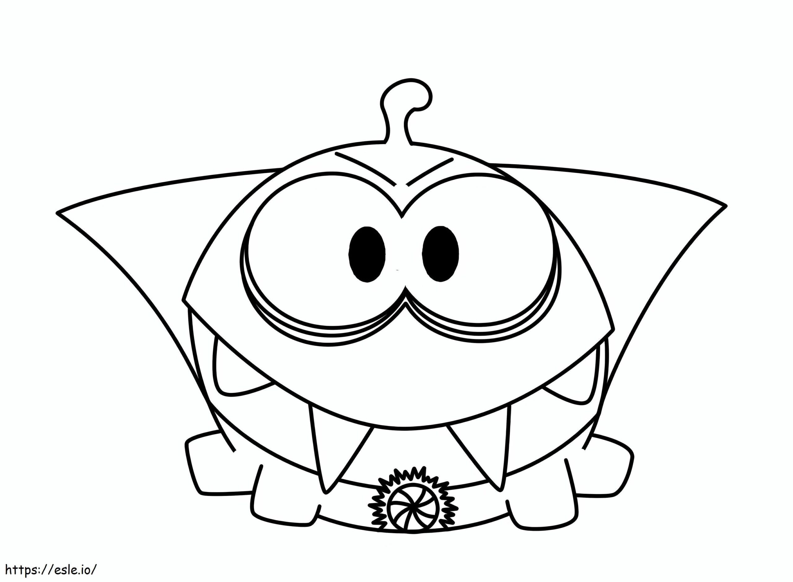 Diablo Om Nom Coloring Page