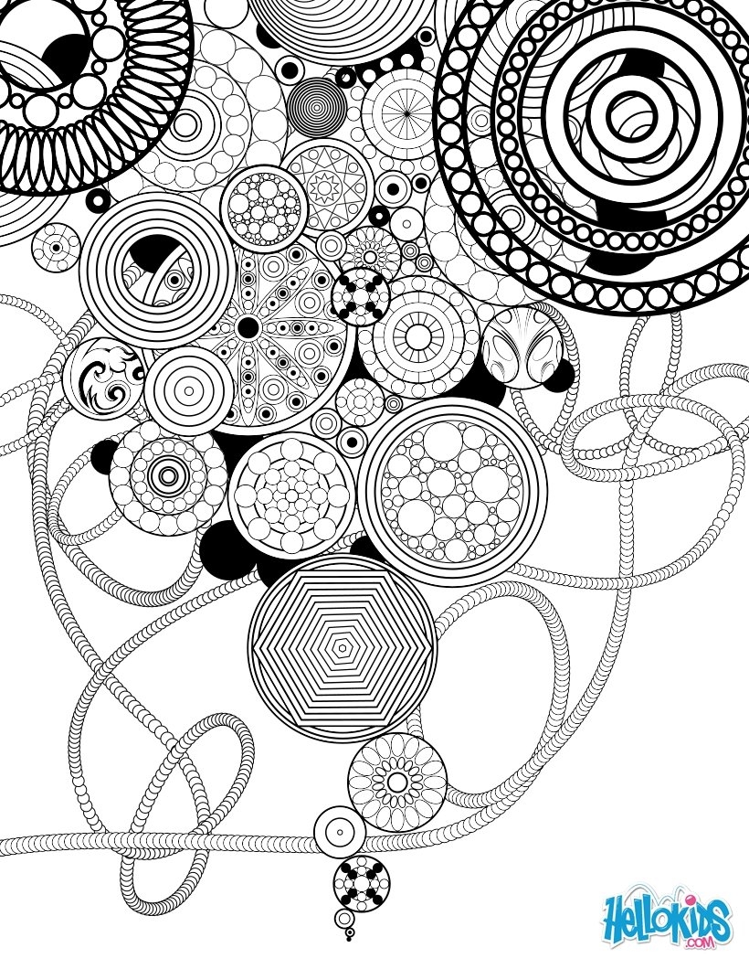 Dibujos Para Colorear C rculos Y Rosetas Es hellokids