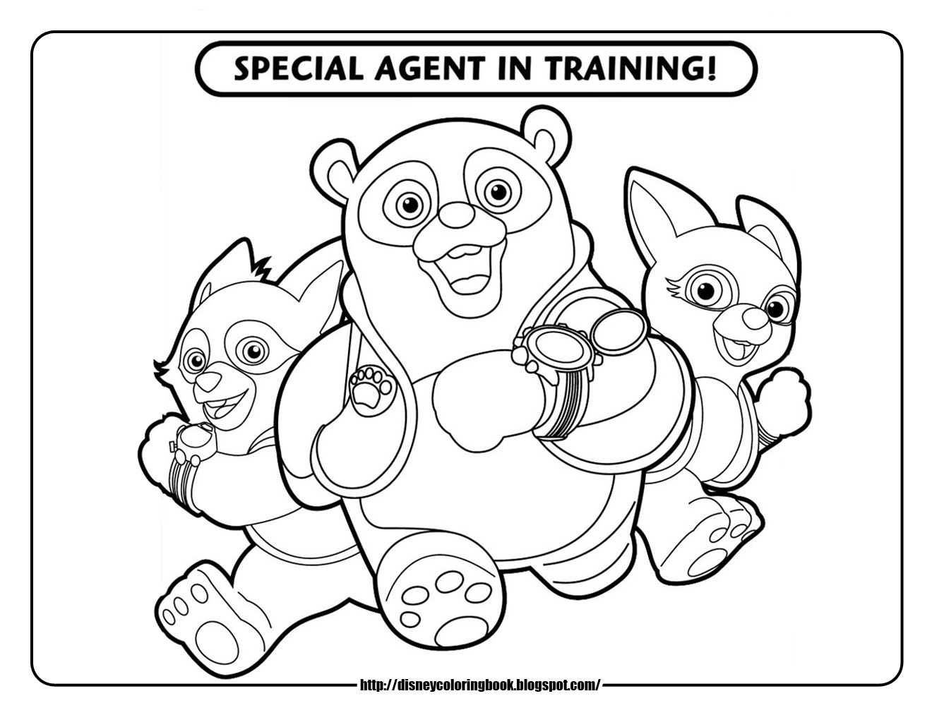 Disney Coloring Pages And Sheets For Kids Special Agent Oso 1 Free Disney Coloring Sheets