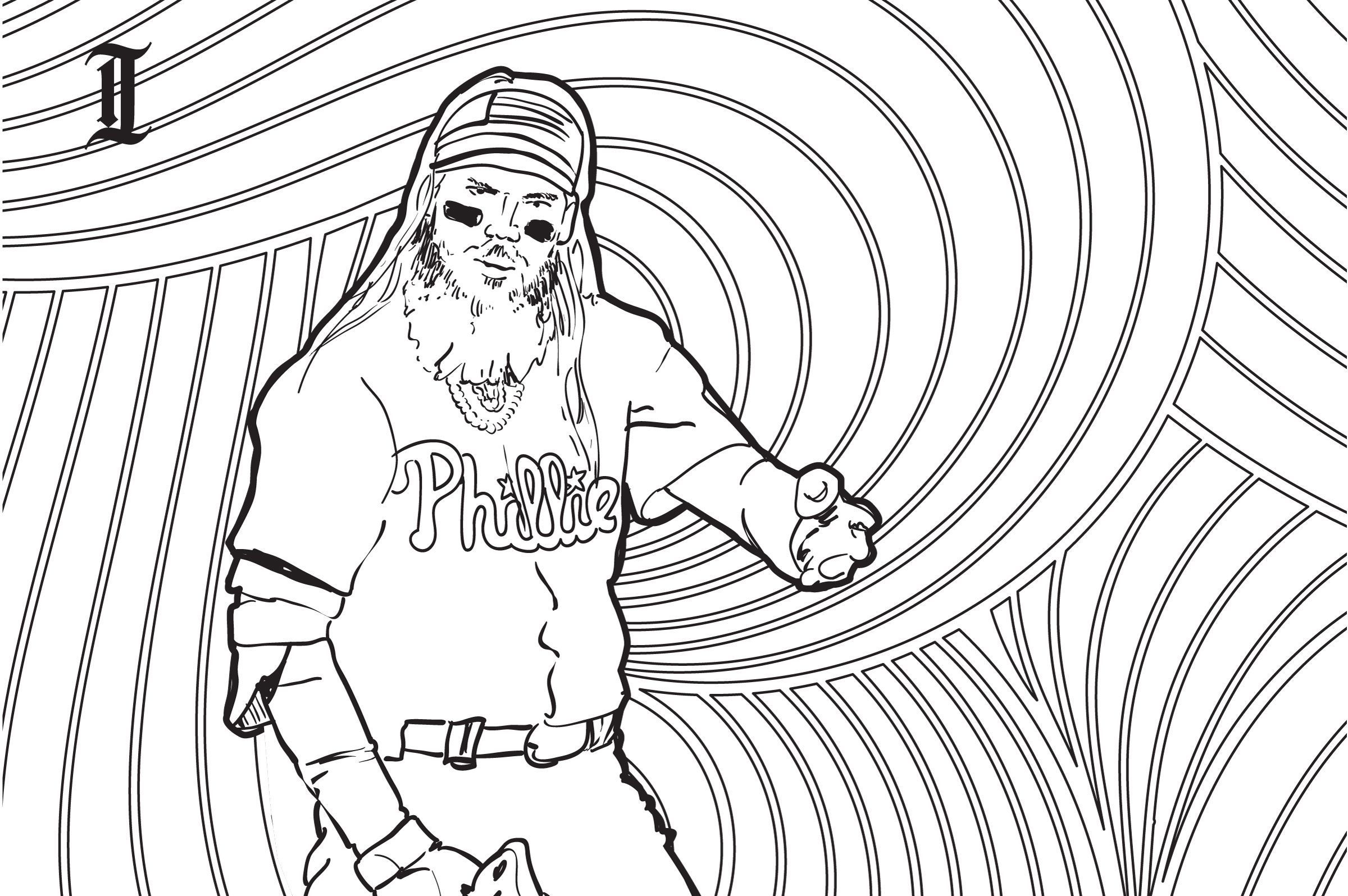 Download Free Printable Philadelphia Phillies Coloring Pages