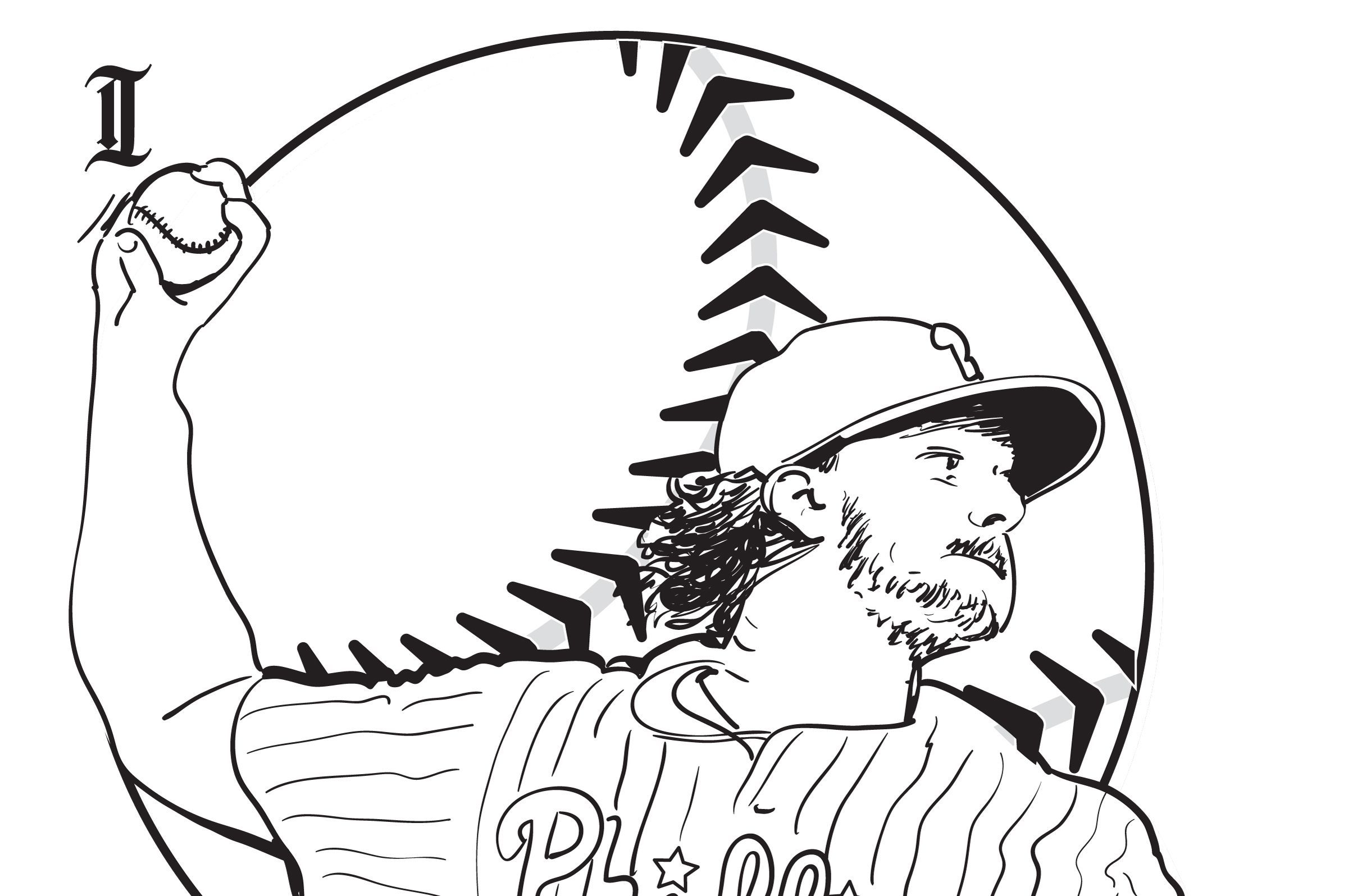 Printable Bryce Harper Coloring Page Printable