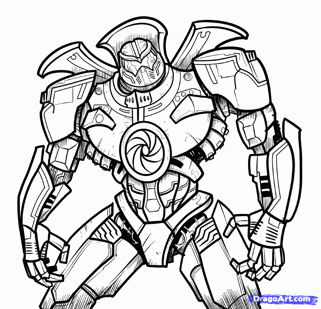 Pacific Rim Coloring Pages Printable