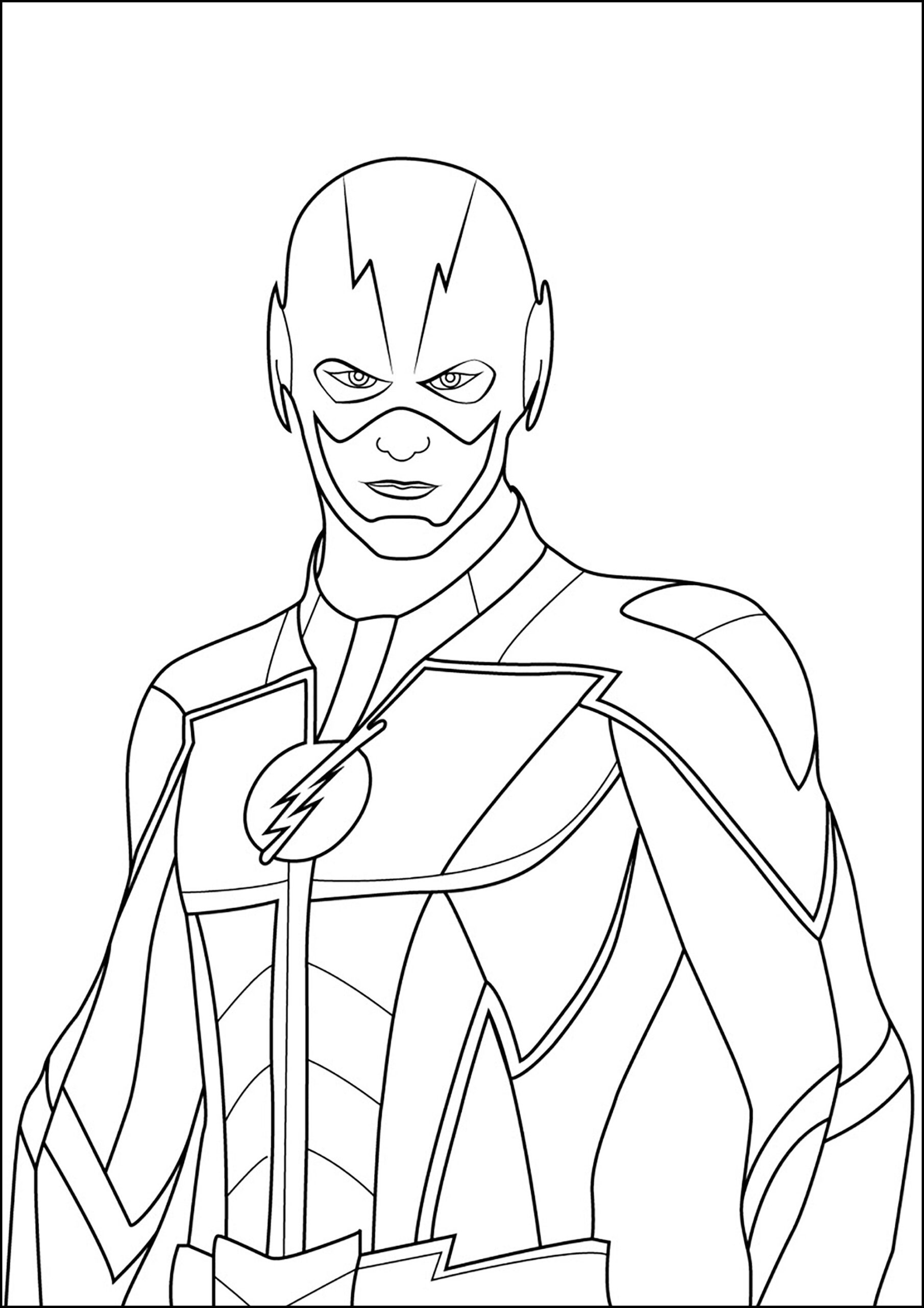 Flash Coloring Pages Printable