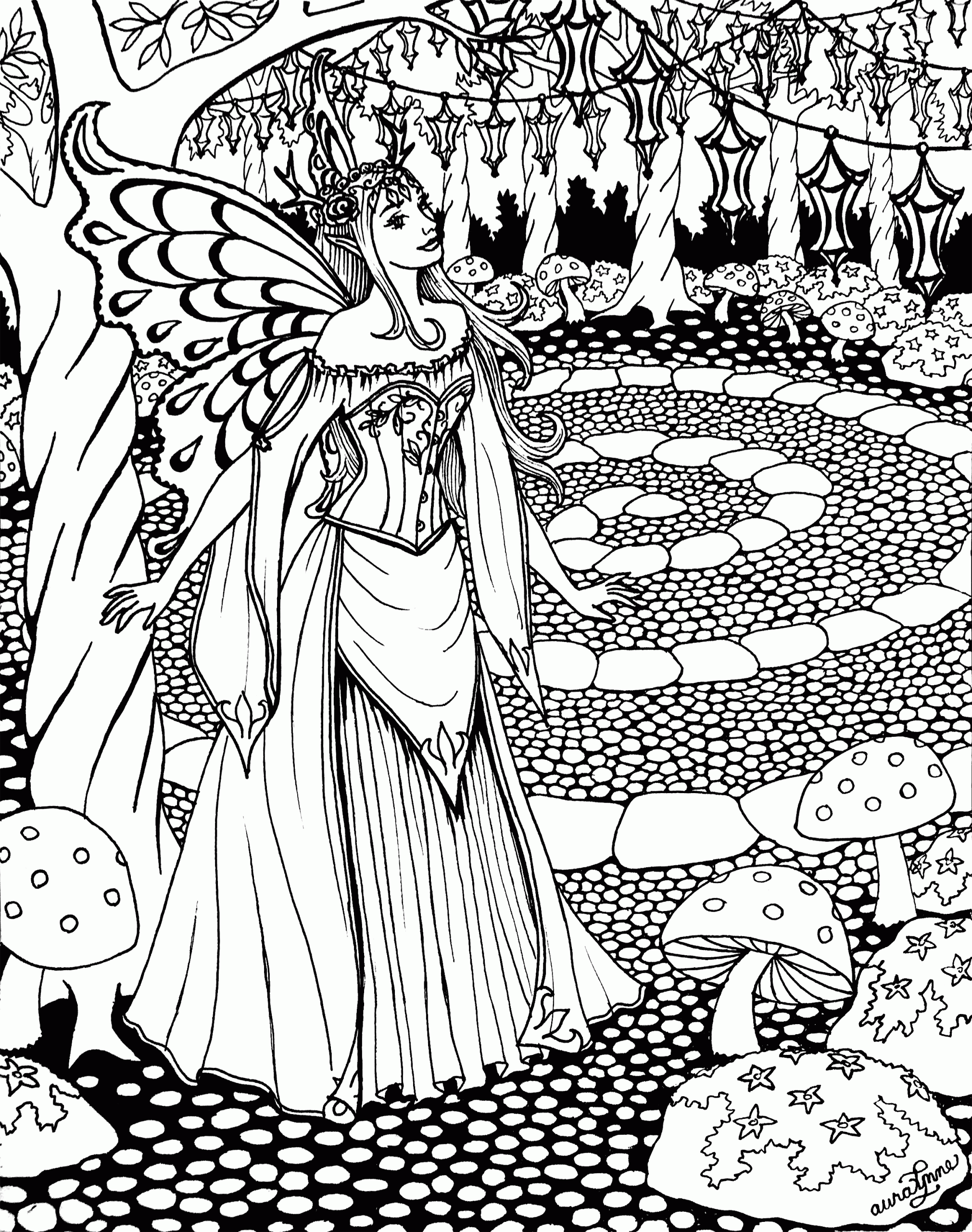 Fantasy Coloring Pages Printable