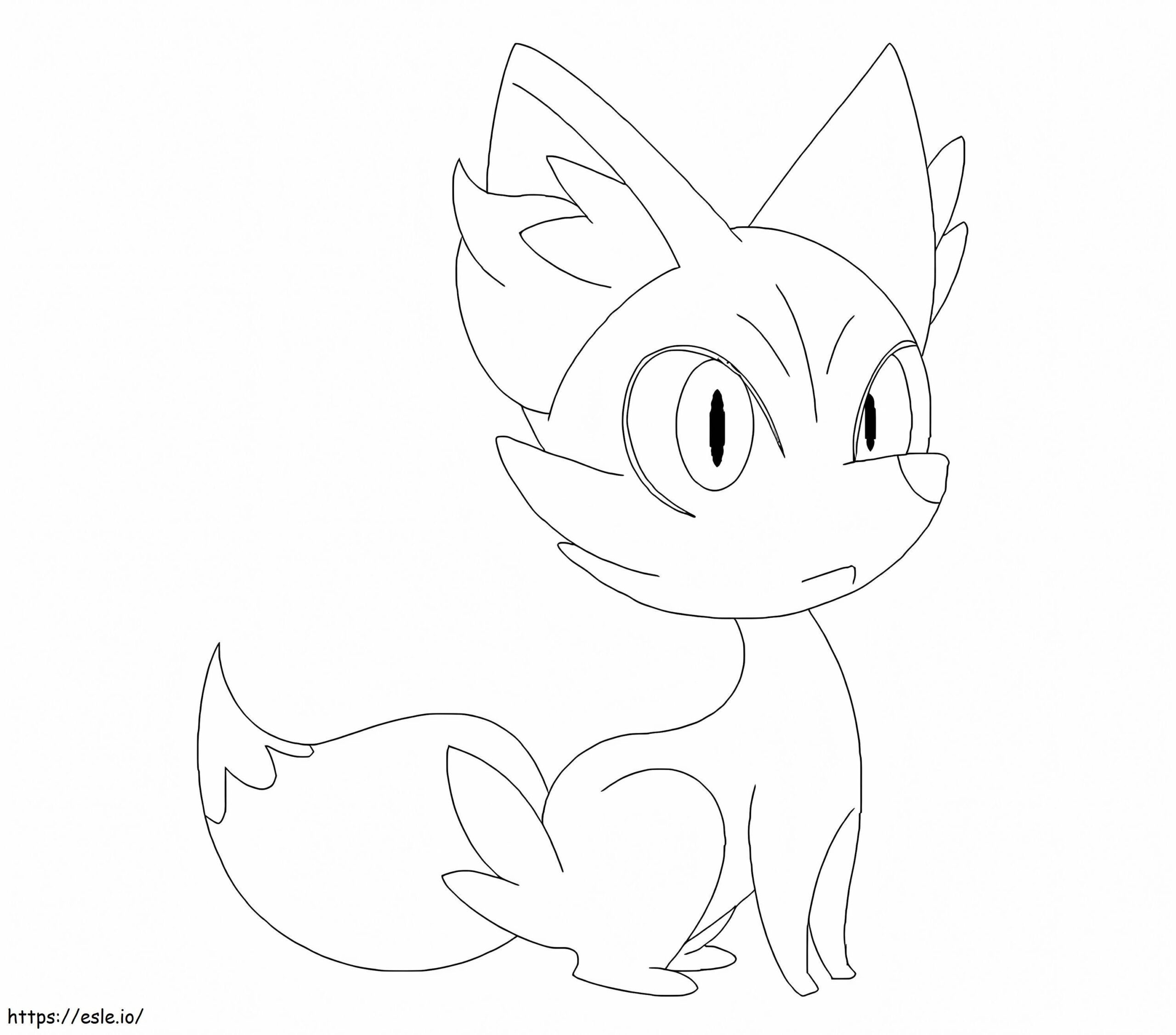 Fennekin Fans Coloring Pages Printable