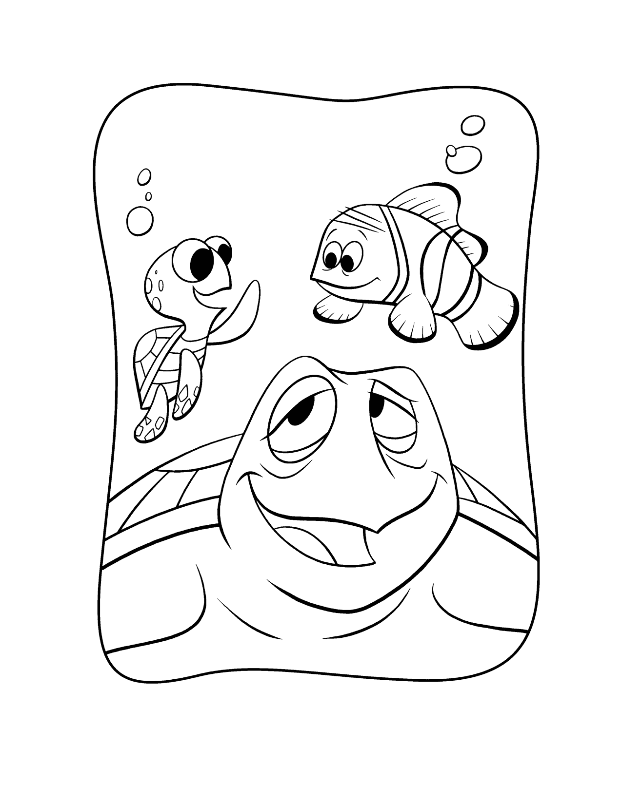Finding Nemo Coloring Pages Printable Coloring Pages FREE