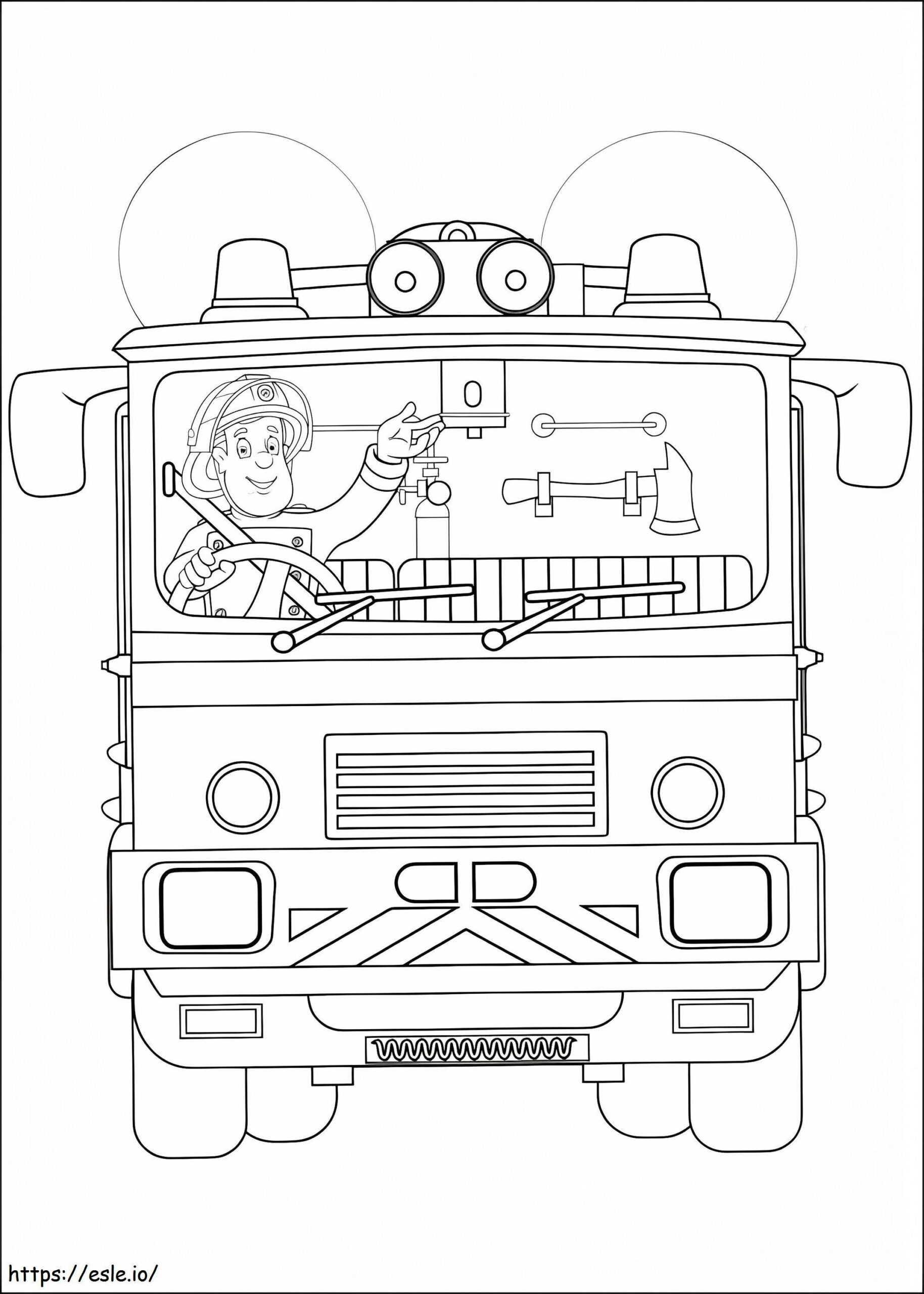 Fireman Sam Coloring Pages Printable