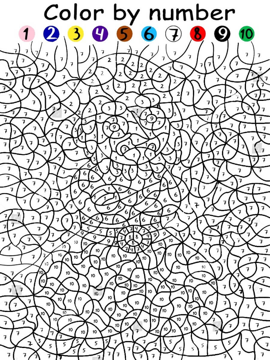 Free Advanced Color By Number Worksheet Download Free Advanced Color By Number Worksheet Png Images Free Worksheets On Clipart Library