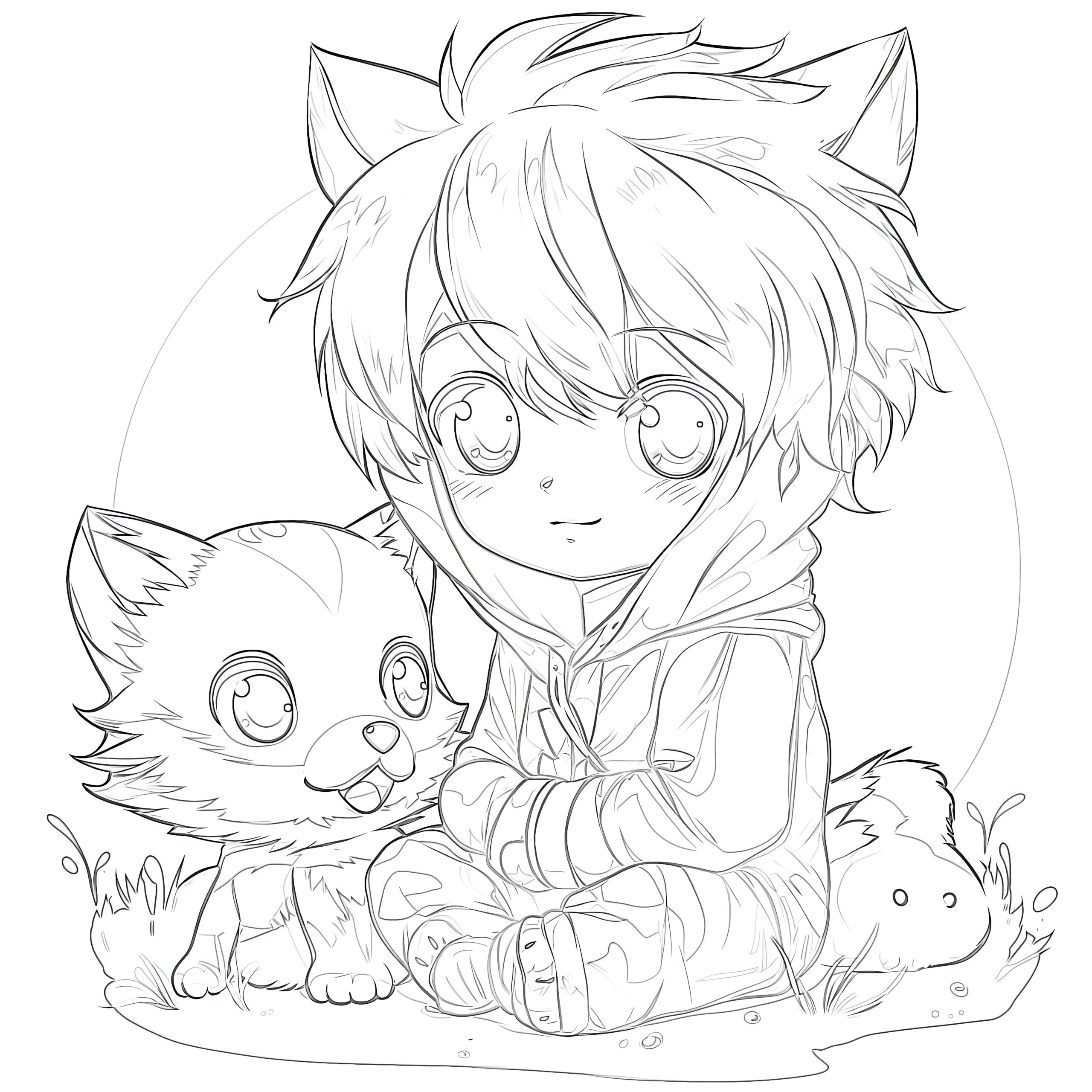 Free Anime Colouring Pages Coloring Pages Mimi Panda