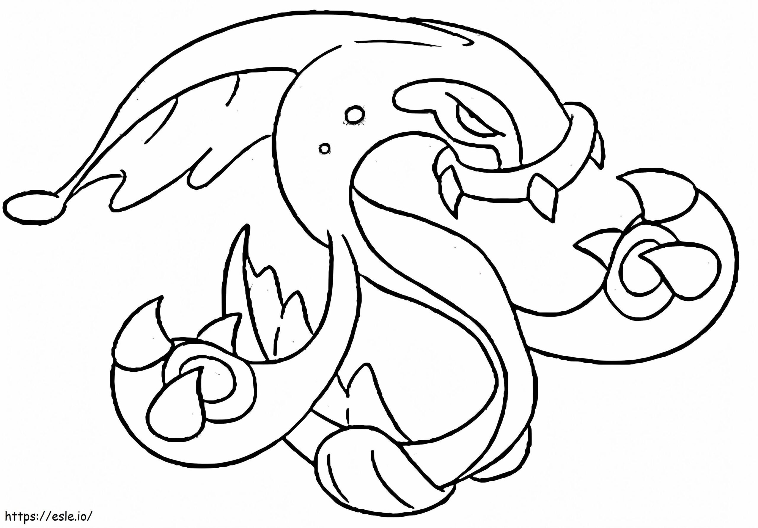 Electross Pokemon Coloring Page Printable