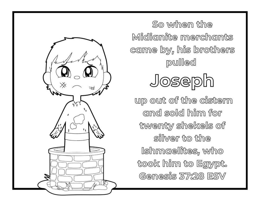 Free Joseph Coloring Pages Healing Home
