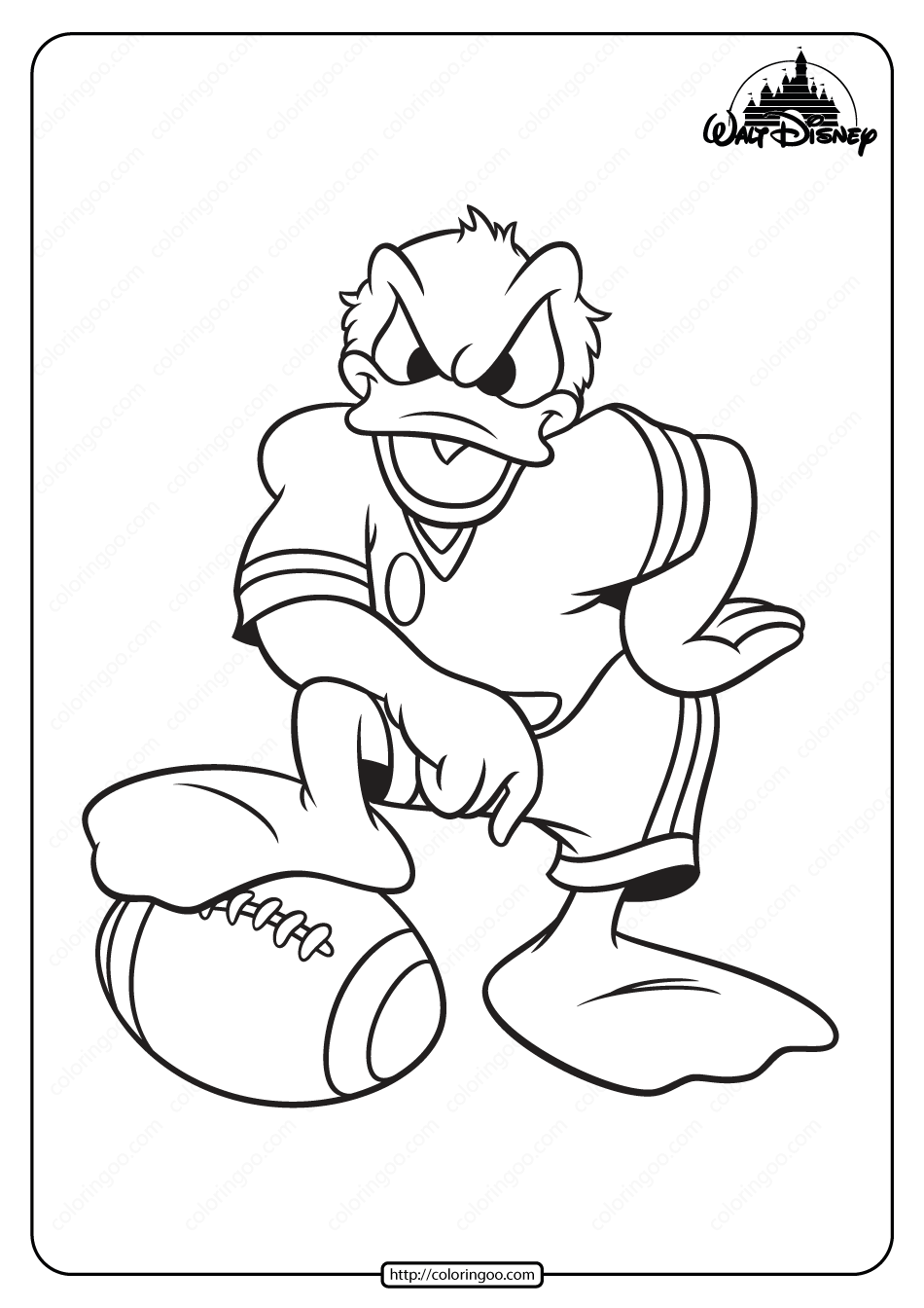 Donald Duck Coloring Pages Printable