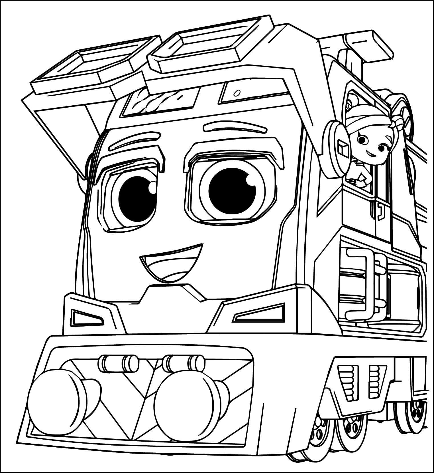 Mighty Express Coloring Pages Printable