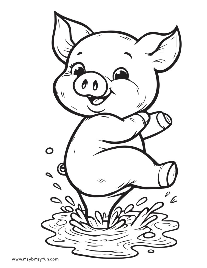 Pig Coloring Coloring Pages Printable