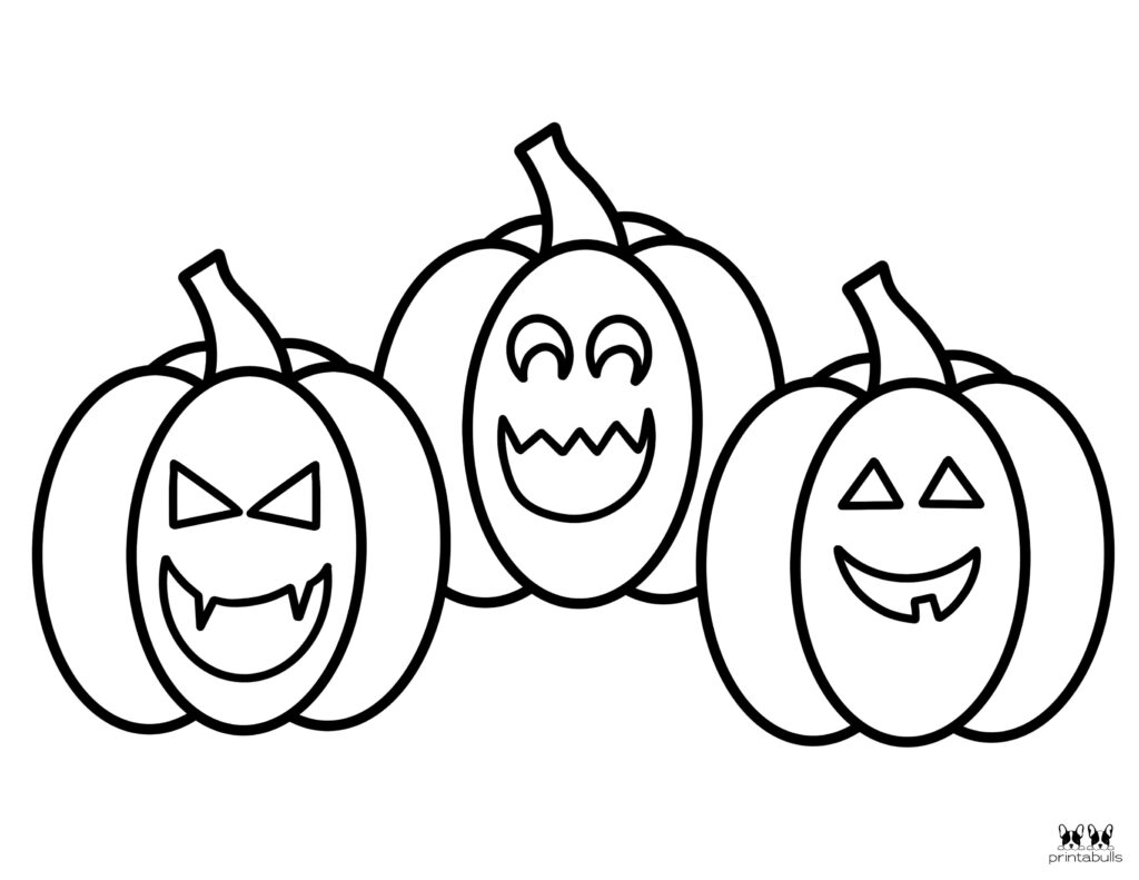 Pumpkins Coloring Pages Printable