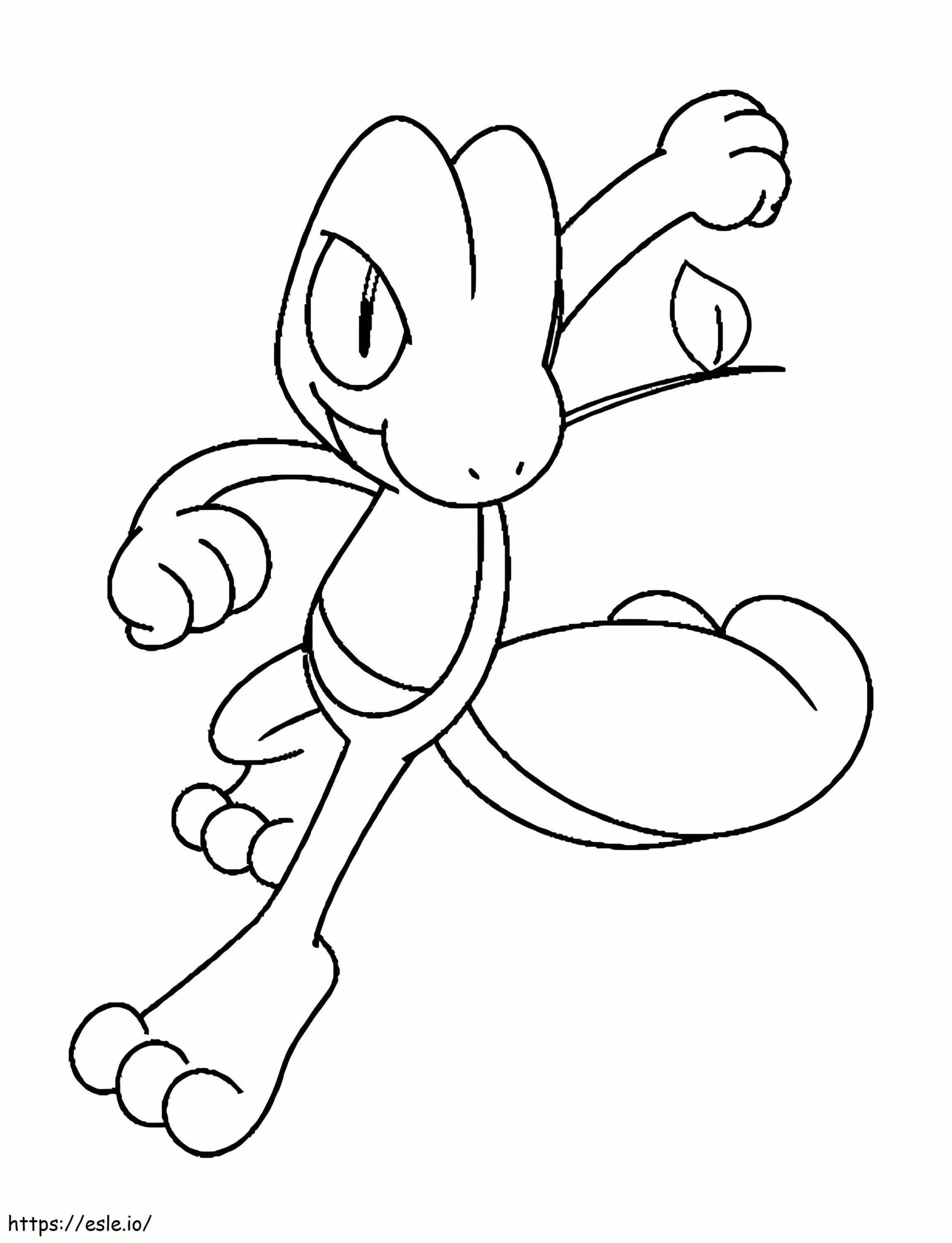 Free Printable Treecko Pokemon Coloring Page