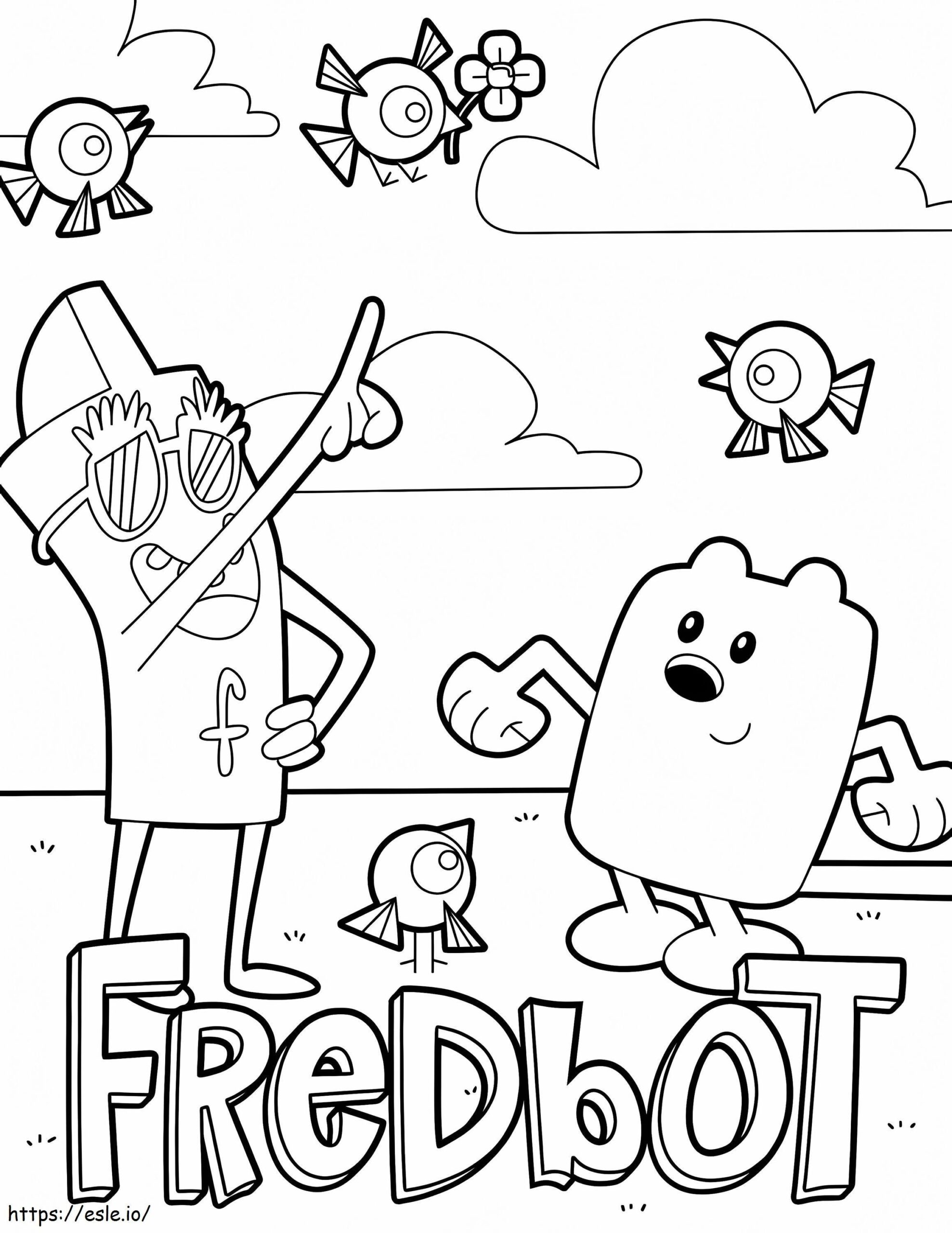 Free Printable Wow Wow Wubbzy Coloring Page