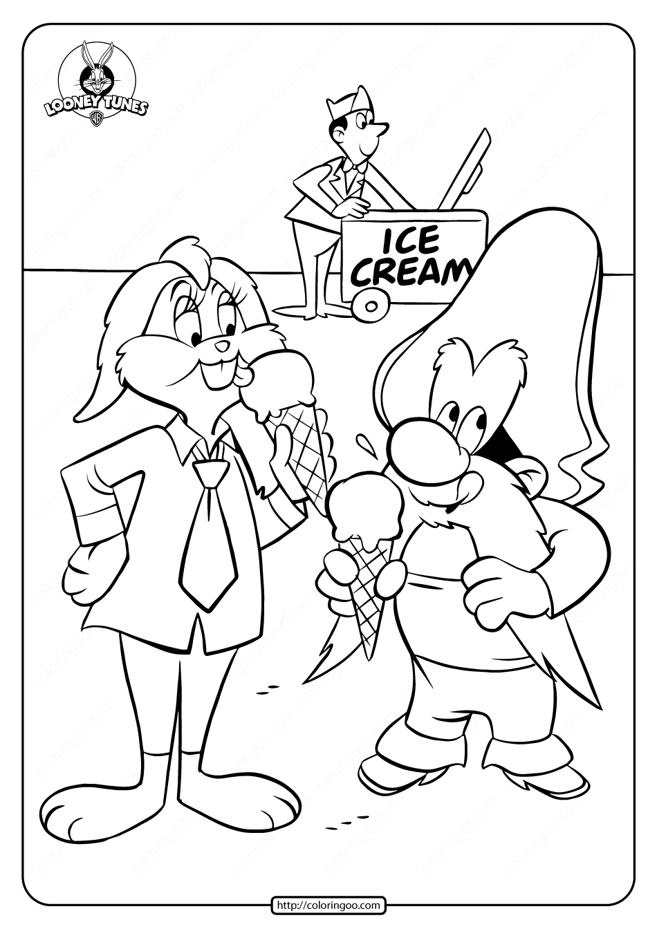 Yosemite Sam Coloring Pages Printable