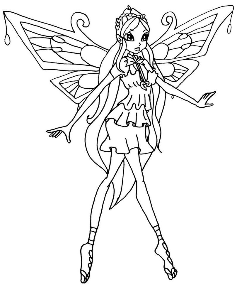 Free Winx Club Bloom Enchantix Coloring Pages Download Free Winx Club Bloom Enchantix Coloring Pages Png Images Free ClipArts On Clipart Library