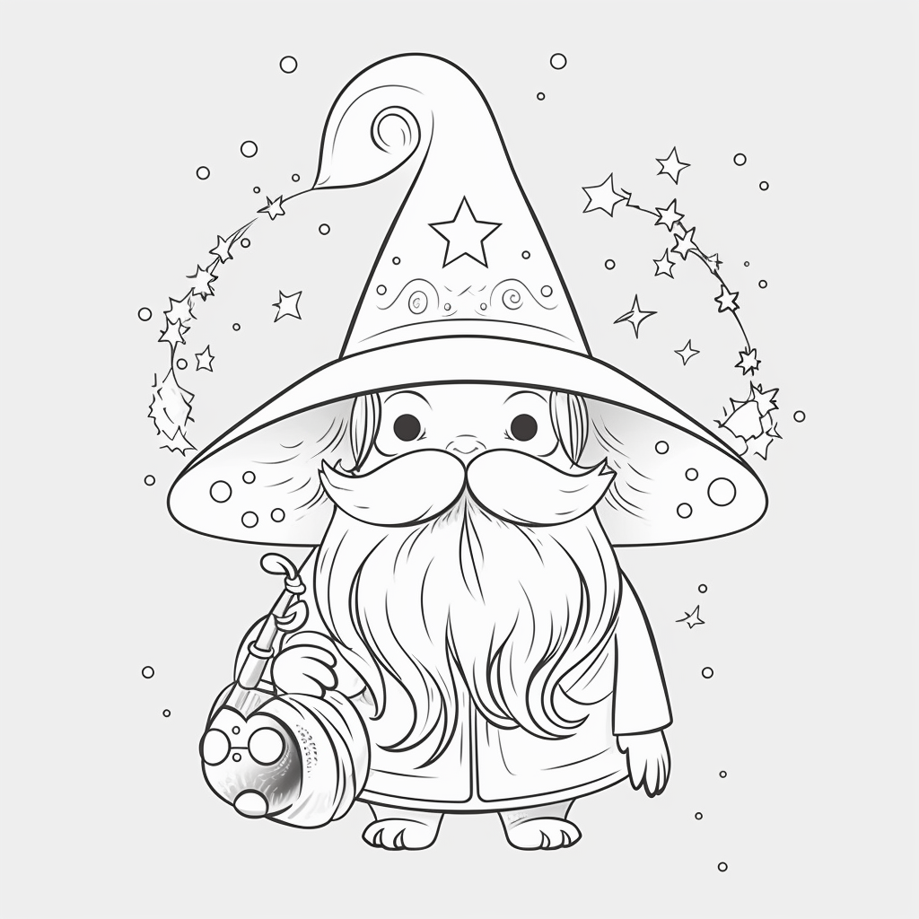 Free Wizard Coloring Pages Coloring Corner