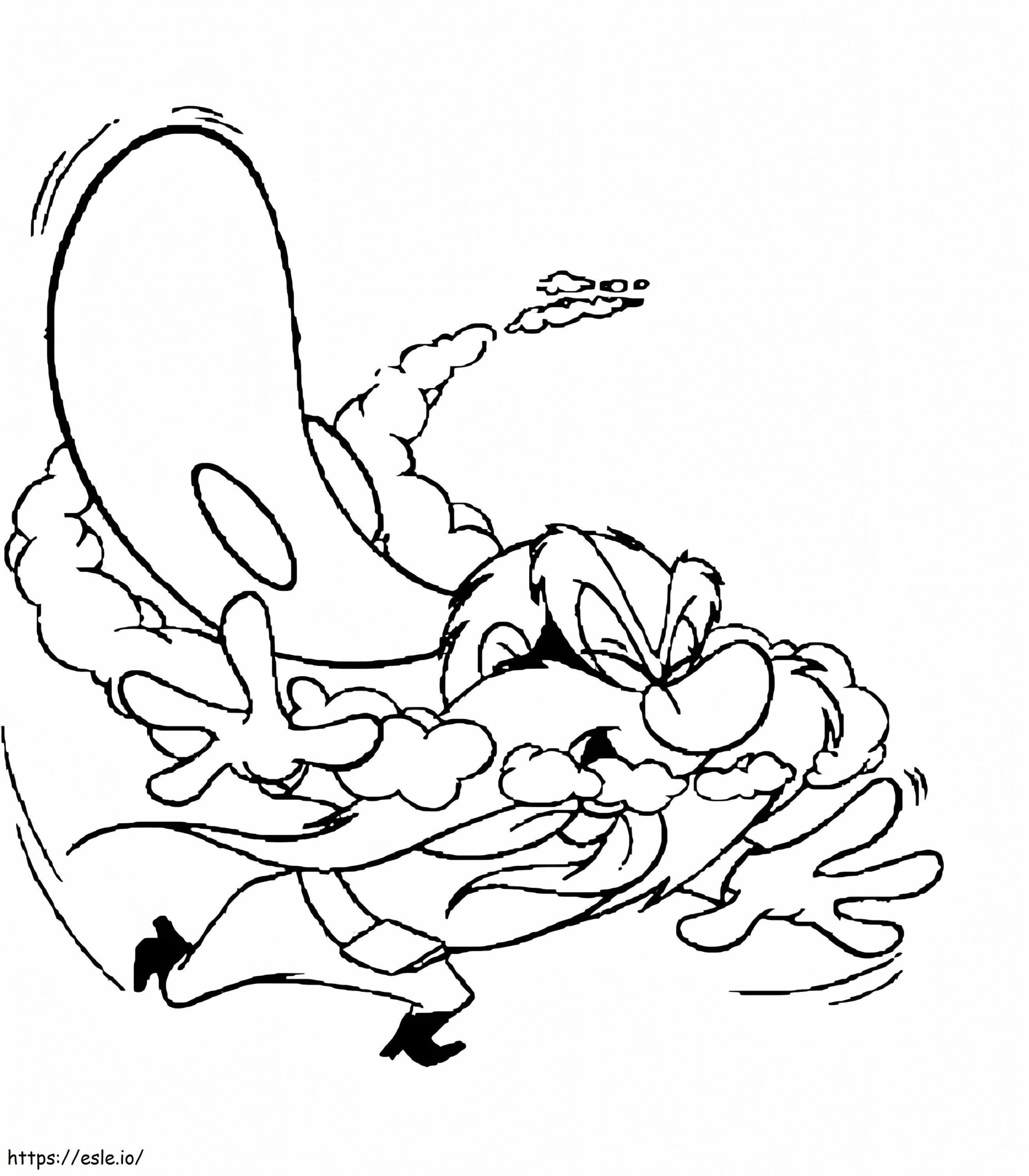 Funny Yosemite Sam Coloring Page