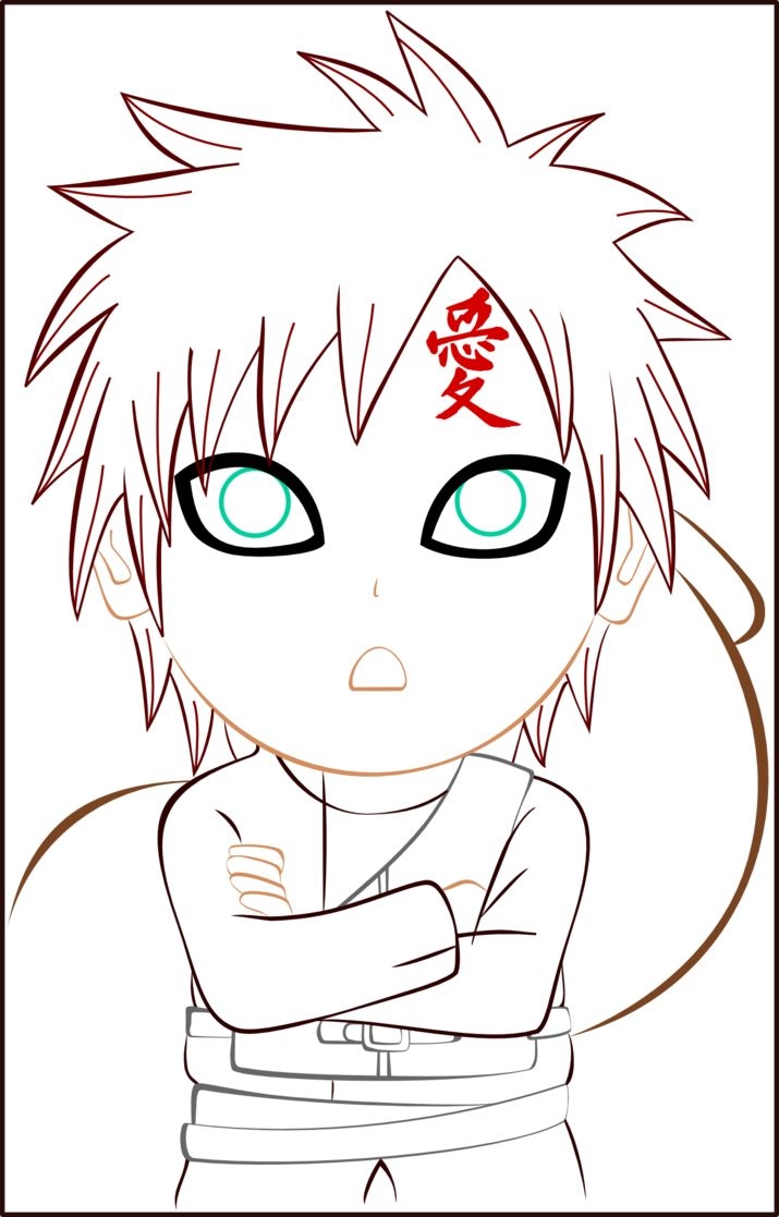Gaara Chibi Line