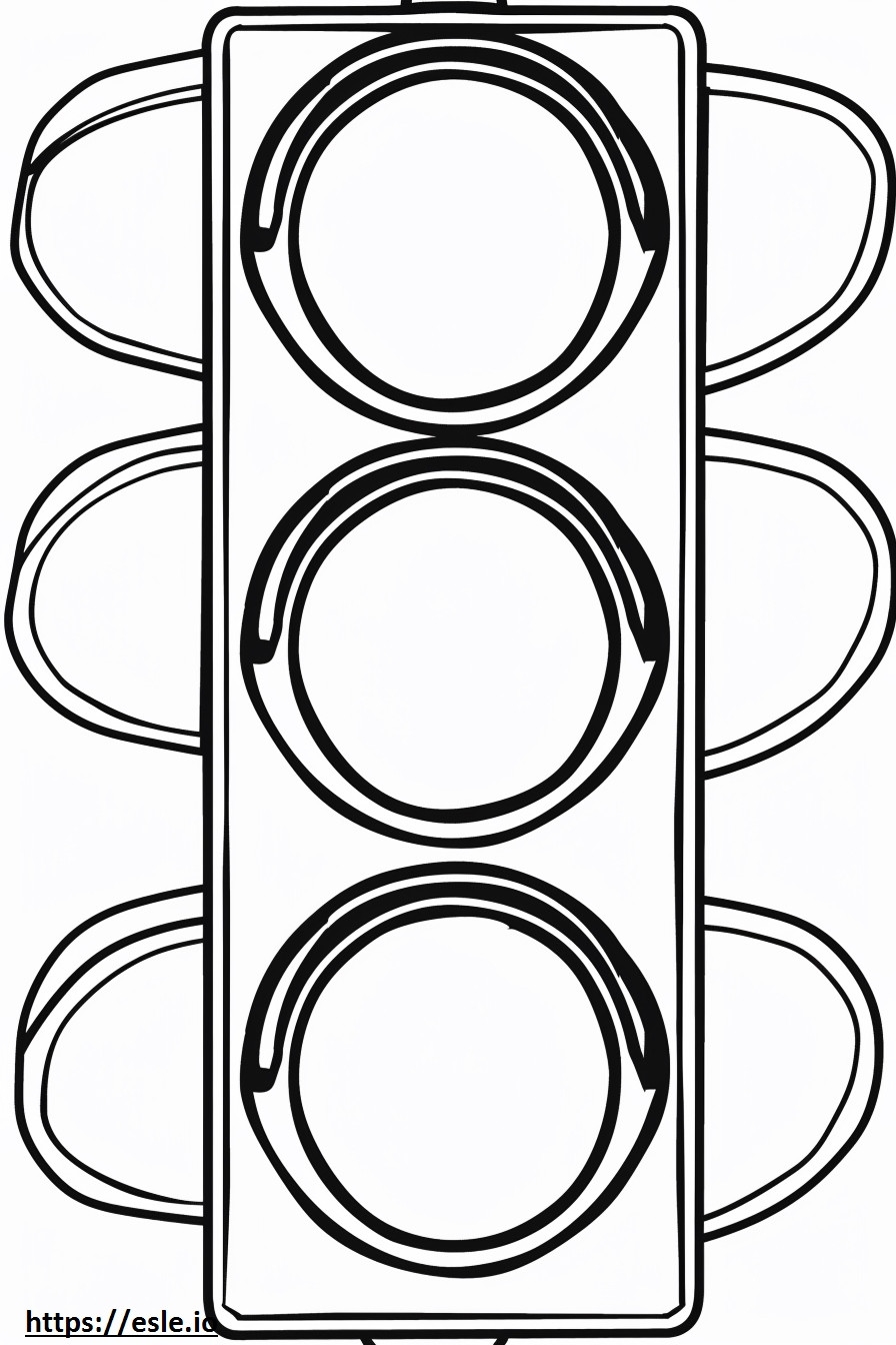 Garrett Morgan Traffic Light Coloring Sheet
