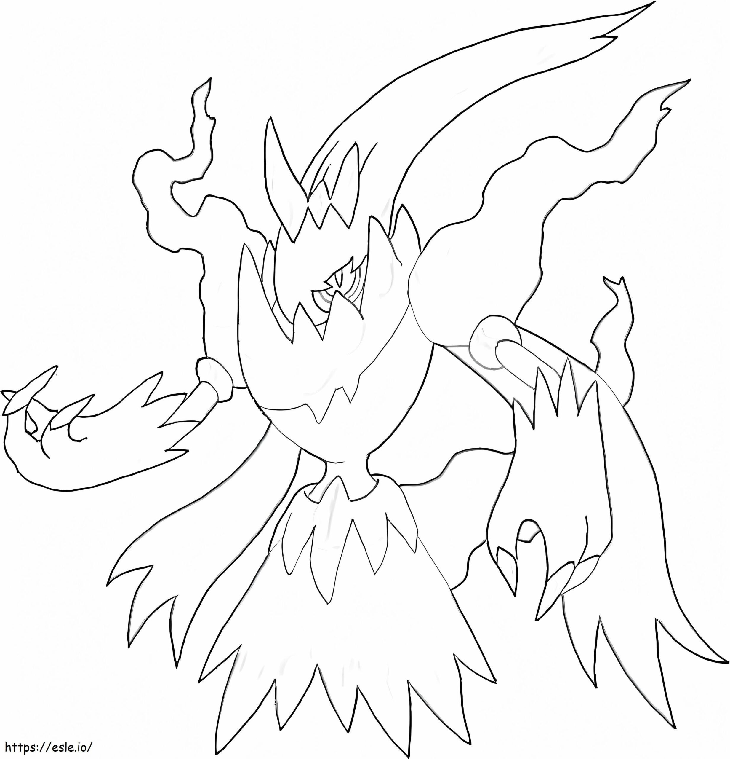 Genial Darkrai Coloring Page