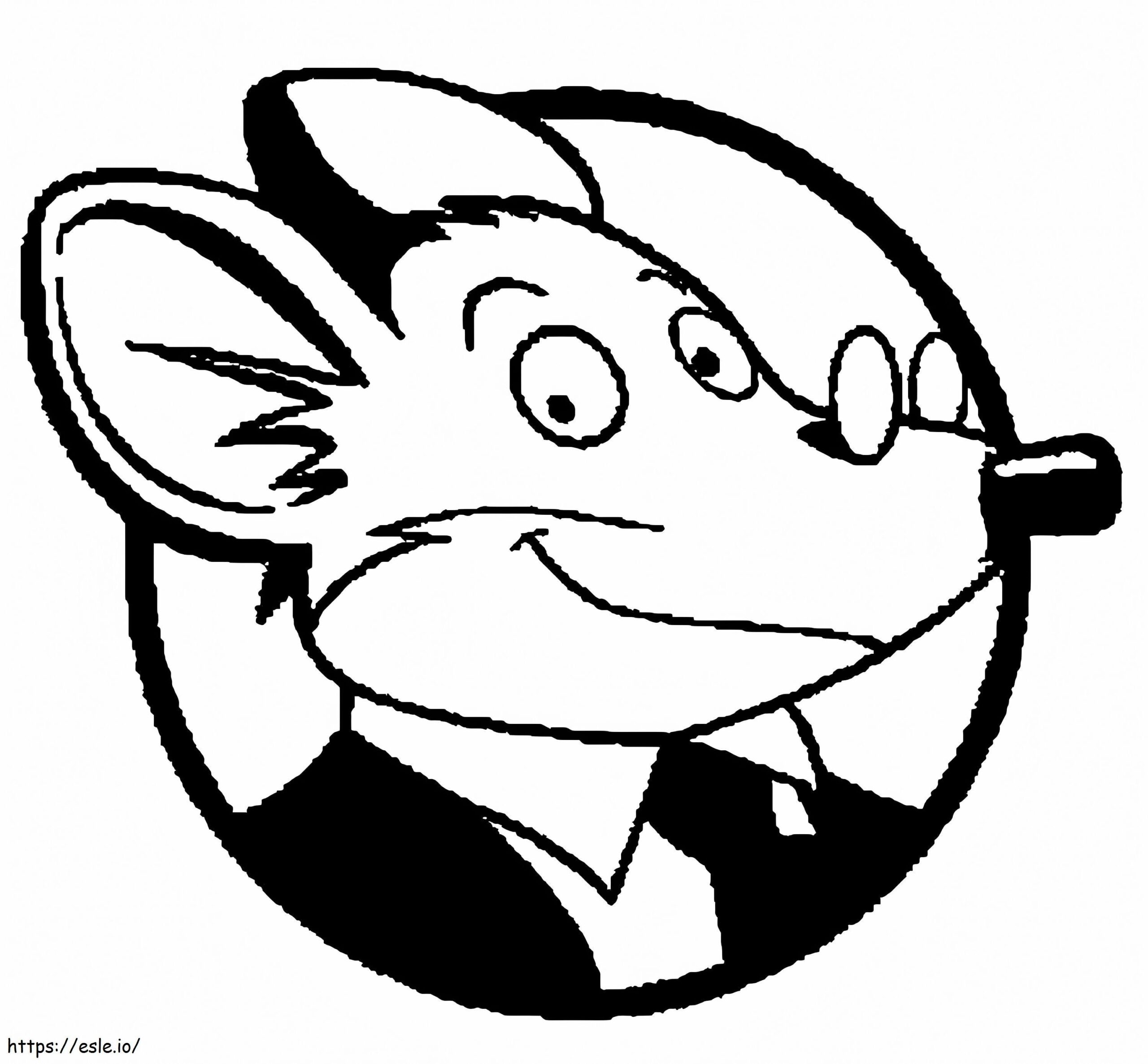 Geronimo Stilton Smiling Coloring Page