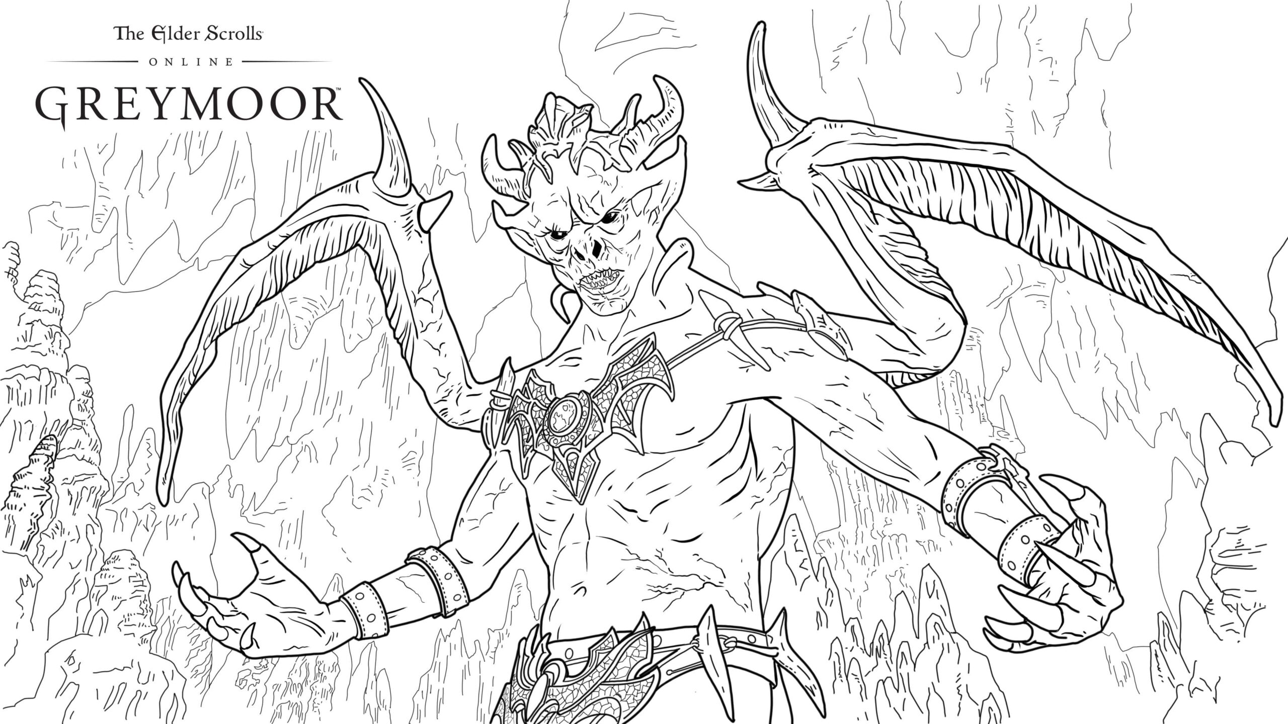 Skyrim Coloring Pages - Free Printable ...