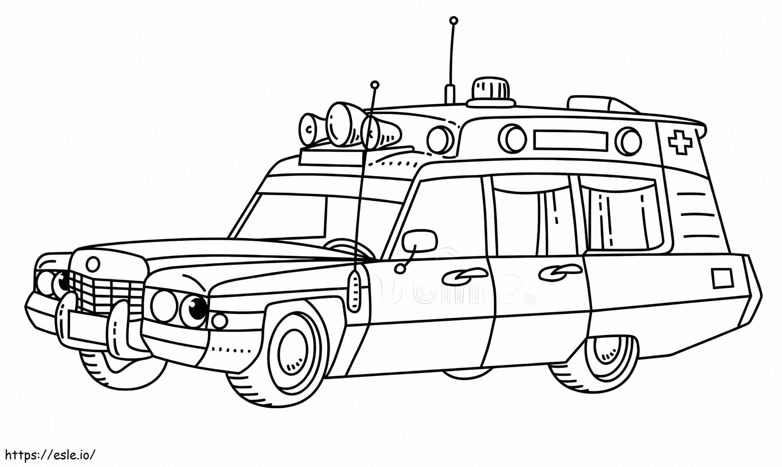Ghostbusters Car Coloring Page