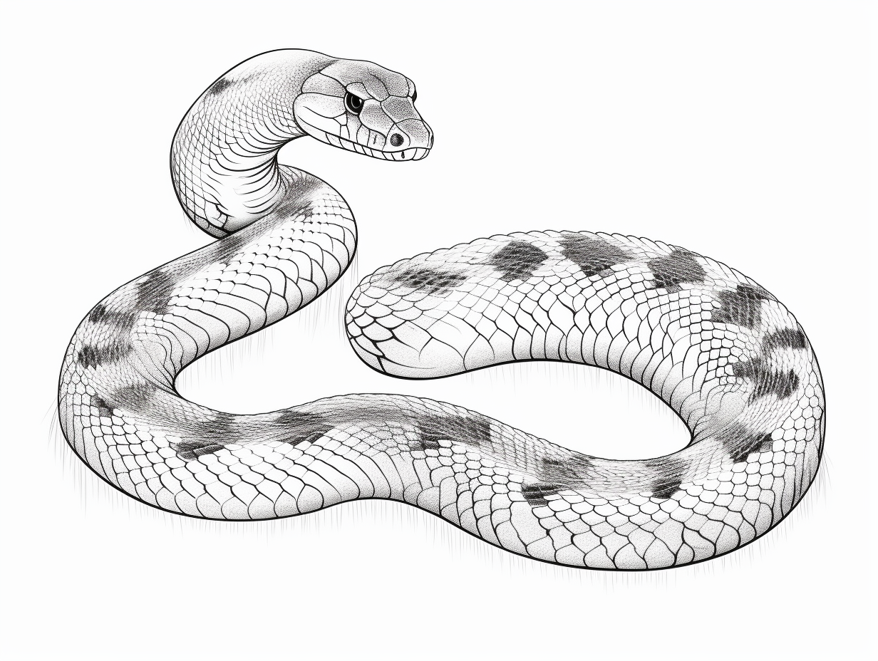 Giant Snake Coloring Titanoboa Coloring Page