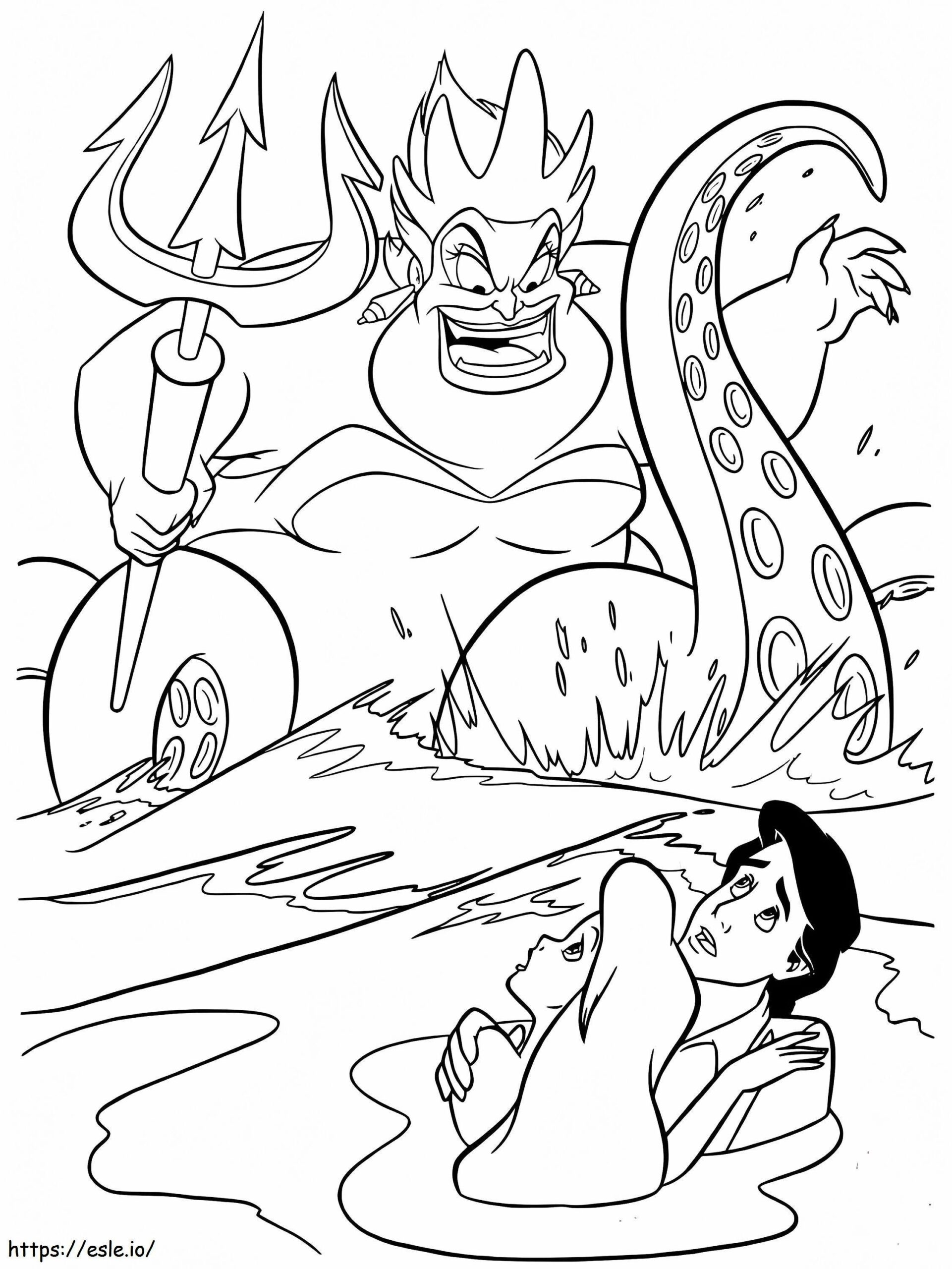 Giant Ursula Coloring Page