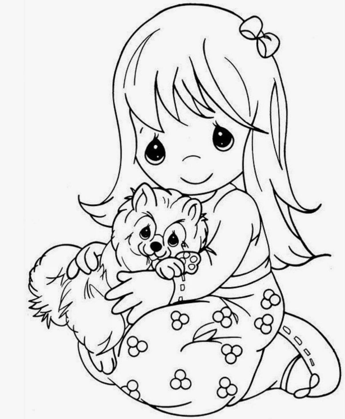 Girl Coloring Pages Printable Coloring Pages FREE