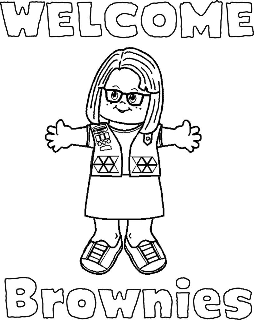  Girl Scout Coloring Pages Books 100 FREE And Printable 