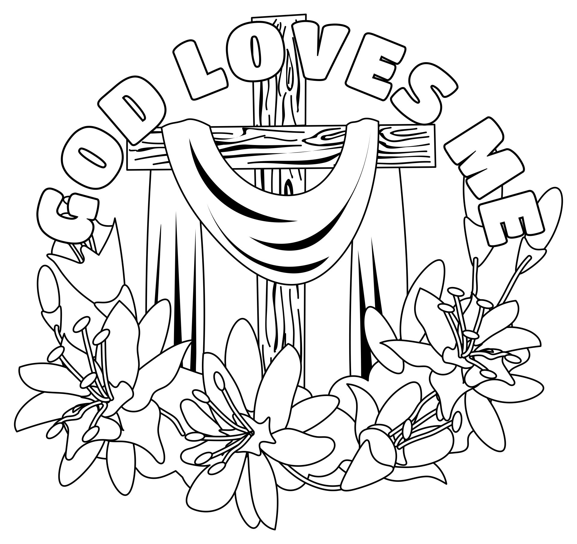 God Loves Me 13 Free PDF Printables Printablee