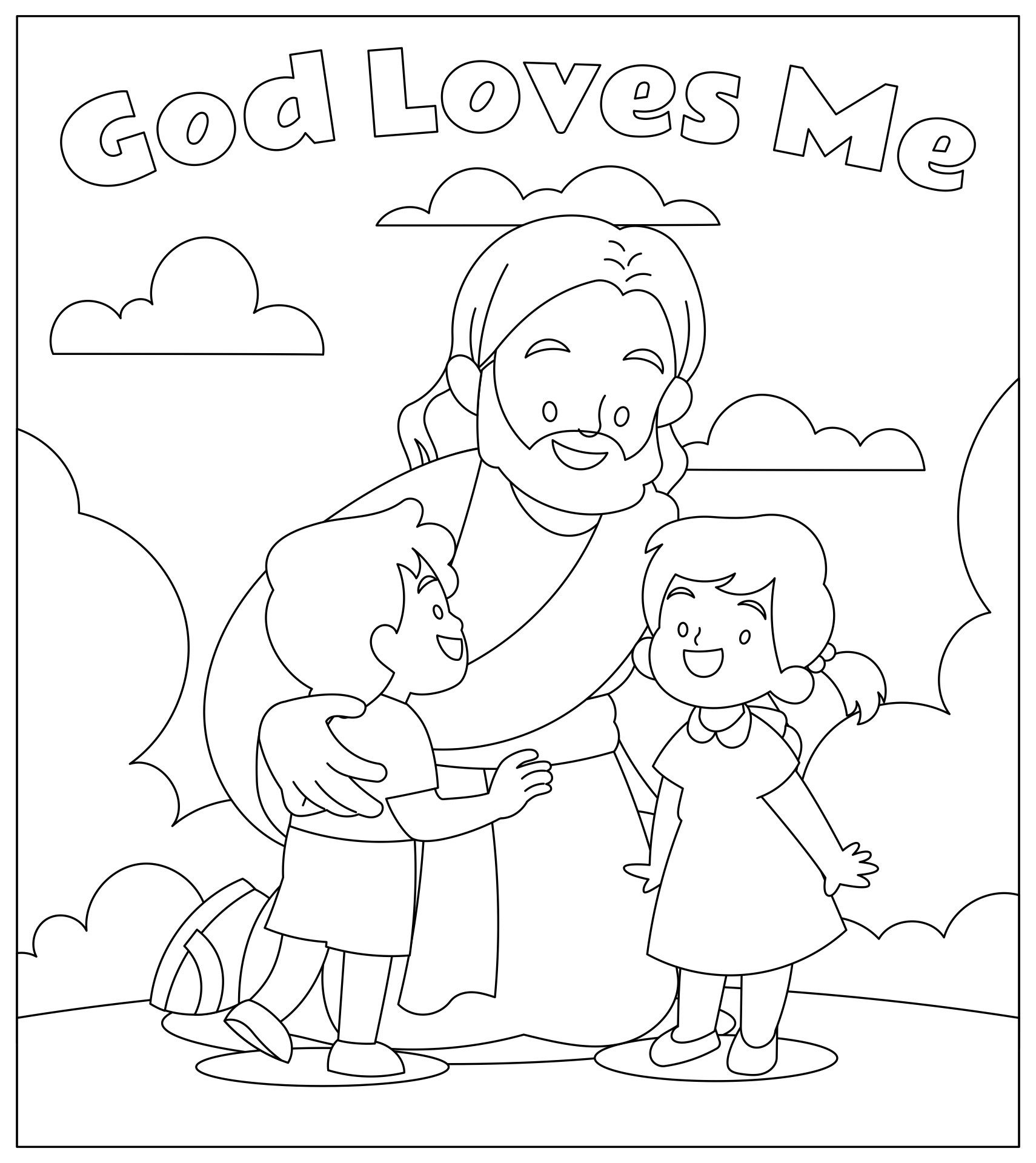 God Loves Me 13 Free PDF Printables Printablee