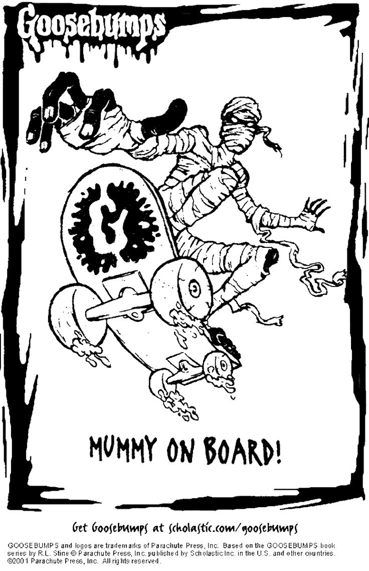 Goosbumps Coloring Pages
