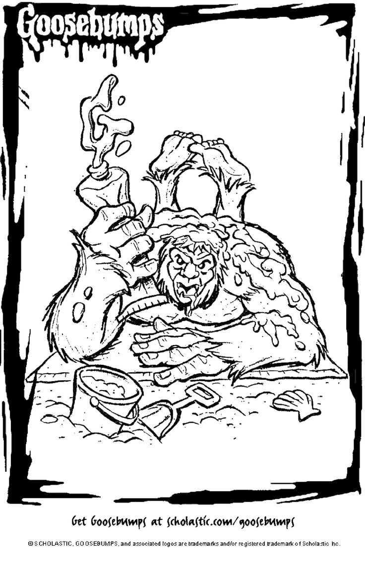 Goosbumps Coloring Pages
