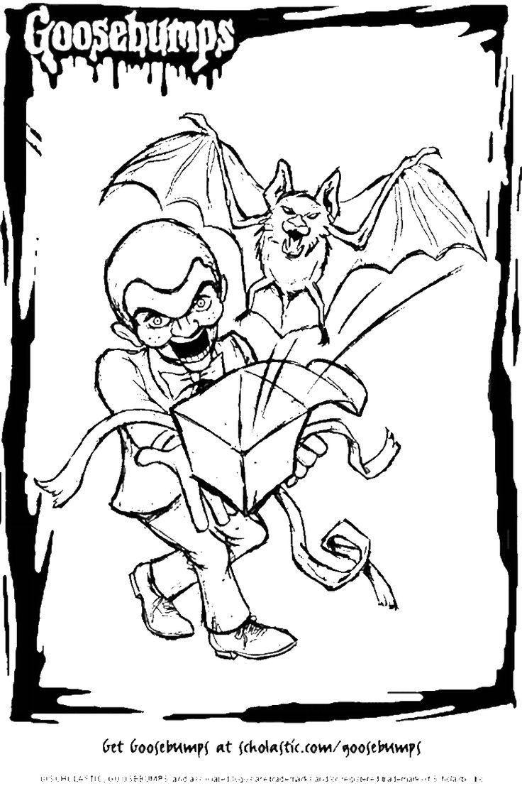 Goosbumps Coloring Pages