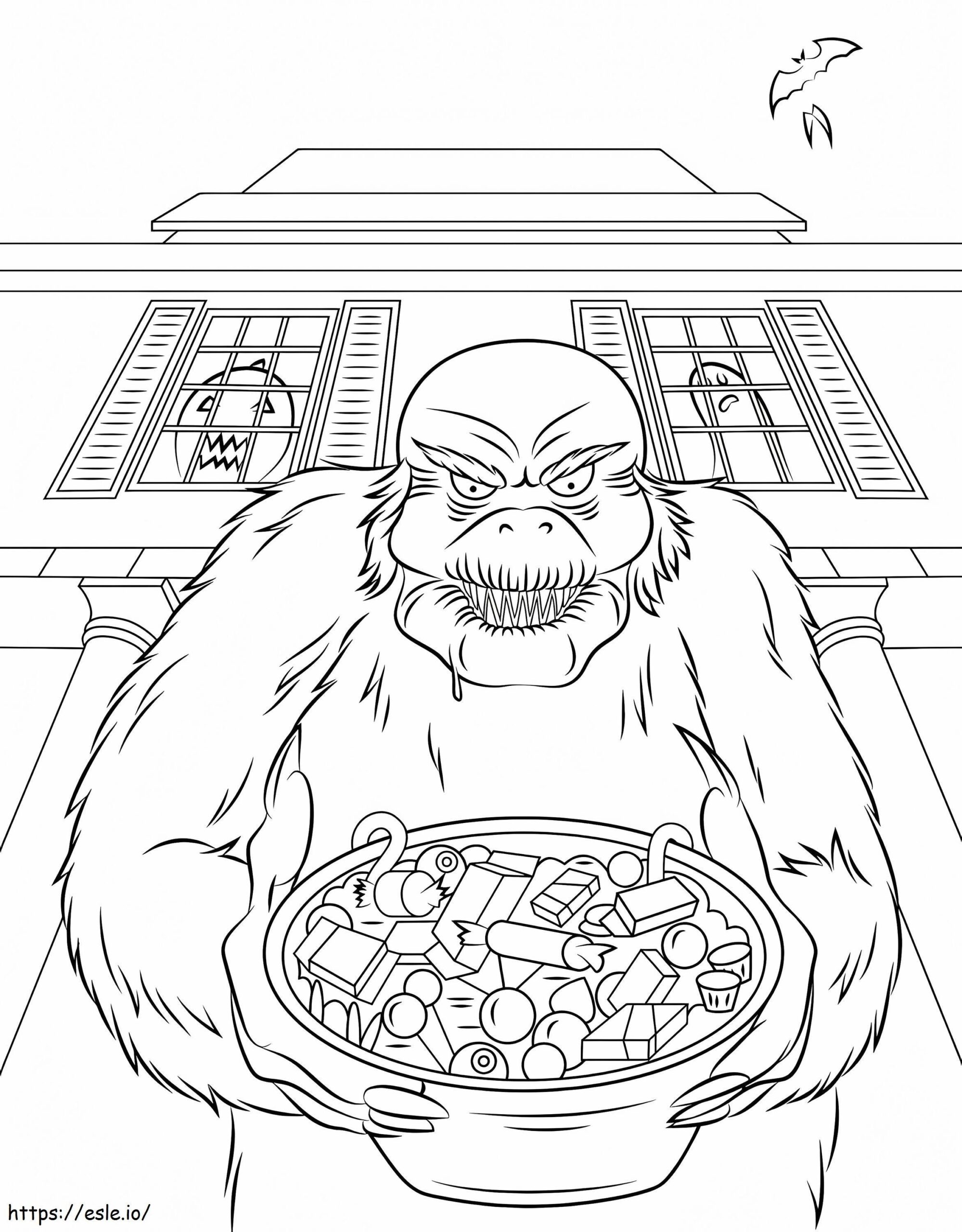 Goosebumps 2 Coloring Page