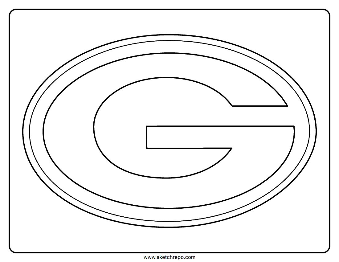 Green Bay Packers Coloring Page Printable