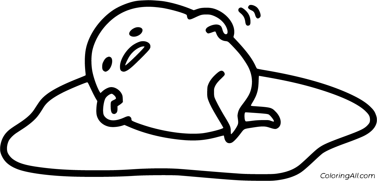 Gudetama Coloring Pages 29 Free Printables ColoringAll