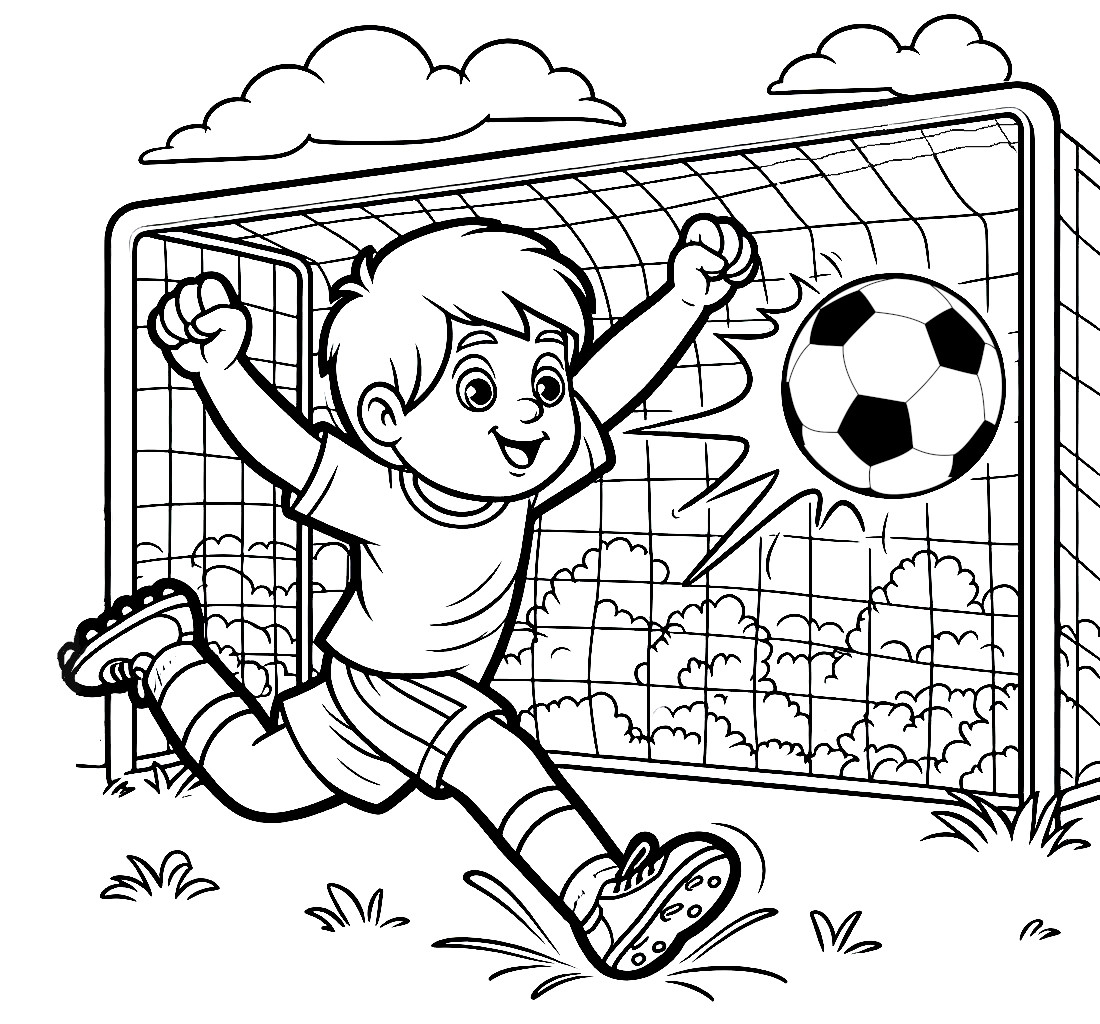 Soccer Coloring Pages Printable
