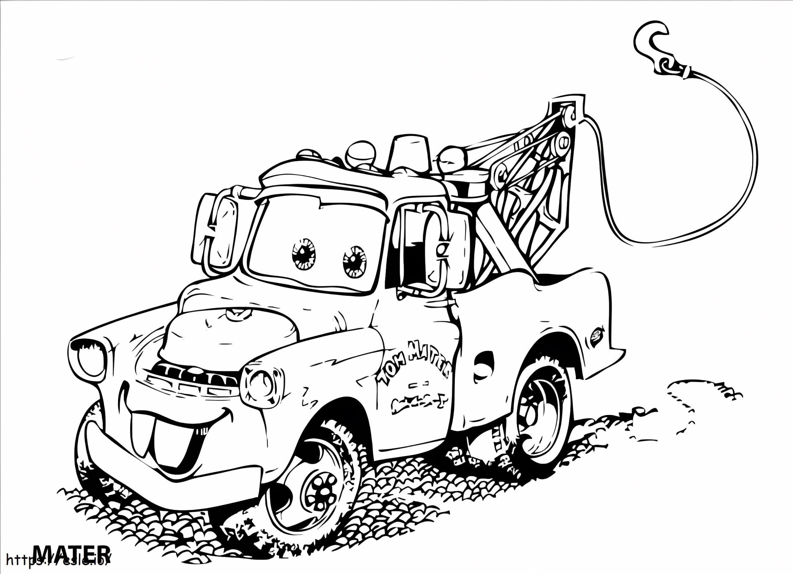 Tow Mater Coloring Pages Printable