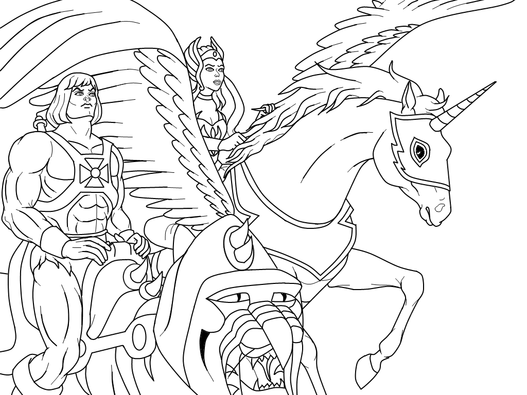 He Man Coloring Pages Printable