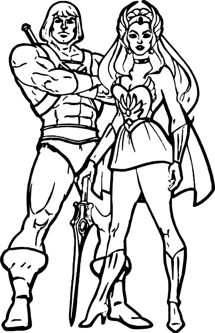 He Man Coloring Pages Downloadable Educative Printable